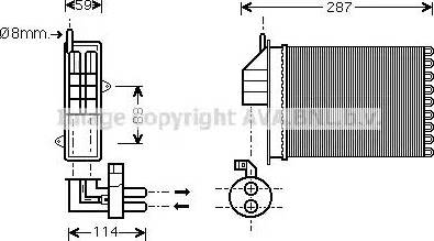 Ava Quality Cooling FT 6259 - Siltummainis, Salona apsilde adetalas.lv