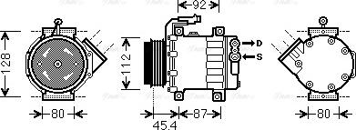 Ava Quality Cooling FT K366 - Kompresors, Gaisa kond. sistēma adetalas.lv