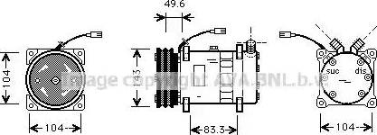 Ava Quality Cooling FT K324 - Kompresors, Gaisa kond. sistēma adetalas.lv