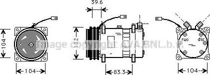 Ava Quality Cooling FT K372 - Kompresors, Gaisa kond. sistēma adetalas.lv