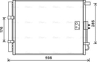 Ava Quality Cooling HY5373D - Kondensators, Gaisa kond. sistēma adetalas.lv