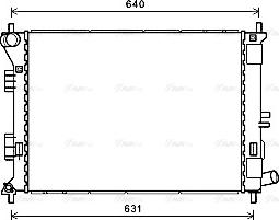 Ava Quality Cooling HY2420 - Radiators, Motora dzesēšanas sistēma adetalas.lv