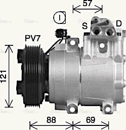 Ava Quality Cooling HYK593 - Kompresors, Gaisa kond. sistēma adetalas.lv