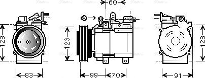 Ava Quality Cooling HY K138 - Kompresors, Gaisa kond. sistēma adetalas.lv