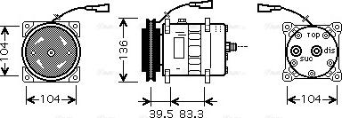 Ava Quality Cooling IVAK093 - Kompresors, Gaisa kond. sistēma adetalas.lv