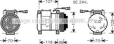 Ava Quality Cooling IV K073 - Kompresors, Gaisa kond. sistēma adetalas.lv