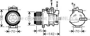 Ava Quality Cooling MS K430 - Kompresors, Gaisa kond. sistēma adetalas.lv