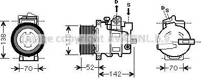 Ava Quality Cooling MSK590 - Kompresors, Gaisa kond. sistēma adetalas.lv