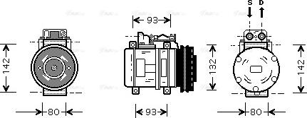 Ava Quality Cooling MS K083 - Kompresors, Gaisa kond. sistēma adetalas.lv