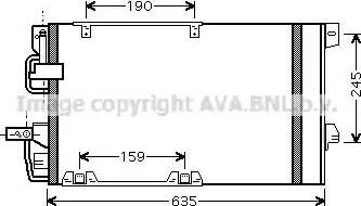 Ava Quality Cooling OL5326D - Kondensators, Gaisa kond. sistēma adetalas.lv