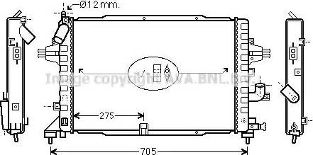 Ava Quality Cooling OL 2383 - Radiators, Motora dzesēšanas sistēma adetalas.lv