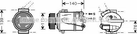 Ava Quality Cooling OL K410 - Kompresors, Gaisa kond. sistēma adetalas.lv