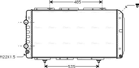 Ava Quality Cooling PE 2150 - Radiators, Motora dzesēšanas sistēma adetalas.lv