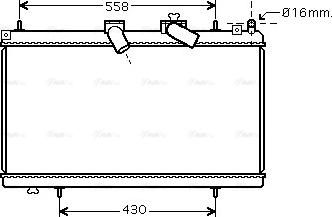 Ava Quality Cooling PE 2296 - Radiators, Motora dzesēšanas sistēma adetalas.lv