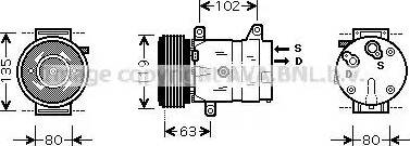 Ava Quality Cooling RT K440 - Kompresors, Gaisa kond. sistēma adetalas.lv