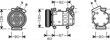 Ava Quality Cooling RTAK080 - Kompresors, Gaisa kond. sistēma adetalas.lv