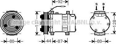 Ava Quality Cooling RT K432 - Kompresors, Gaisa kond. sistēma adetalas.lv