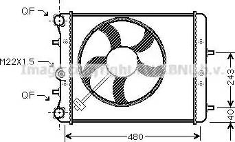 Ava Quality Cooling SA2013 - Radiators, Motora dzesēšanas sistēma adetalas.lv