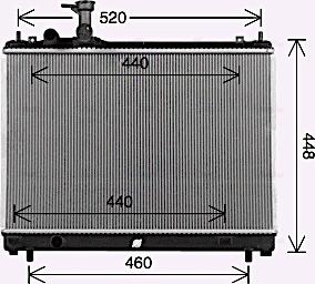 Ava Quality Cooling SZ2161 - Radiators, Motora dzesēšanas sistēma adetalas.lv