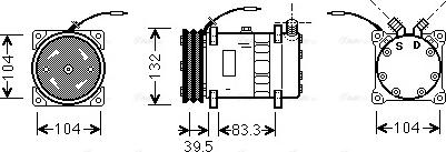 Ava Quality Cooling UVAK048 - Kompresors, Gaisa kond. sistēma adetalas.lv