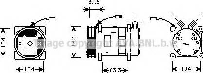 Ava Quality Cooling UVK094 - Kompresors, Gaisa kond. sistēma adetalas.lv