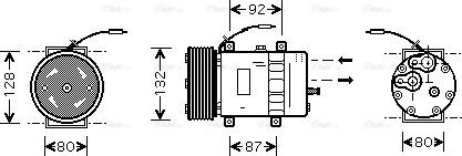 Ava Quality Cooling VLAK030 - Kompresors, Gaisa kond. sistēma adetalas.lv