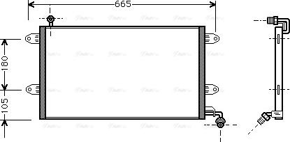 Ava Quality Cooling VN5137 - Kondensators, Gaisa kond. sistēma adetalas.lv