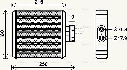 Ava Quality Cooling VN6196 - Siltummainis, Salona apsilde adetalas.lv