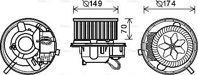 Ava Quality Cooling VN8339 - Salona ventilators adetalas.lv