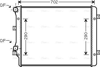 Ava Quality Cooling VN2207 - Radiators, Motora dzesēšanas sistēma adetalas.lv