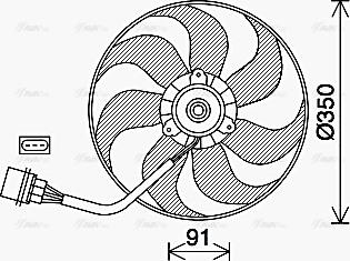 Ava Quality Cooling VN7540 - Ventilators, Motora dzesēšanas sistēma adetalas.lv