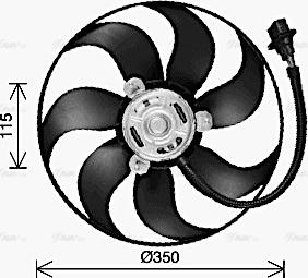 Ava Quality Cooling VN7553 - Ventilators, Motora dzesēšanas sistēma adetalas.lv