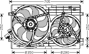 Ava Quality Cooling VN7508 - Ventilators, Motora dzesēšanas sistēma adetalas.lv