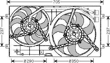 Ava Quality Cooling VN7503 - Ventilators, Motora dzesēšanas sistēma adetalas.lv