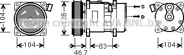 Ava Quality Cooling VNK309 - Kompresors, Gaisa kond. sistēma adetalas.lv