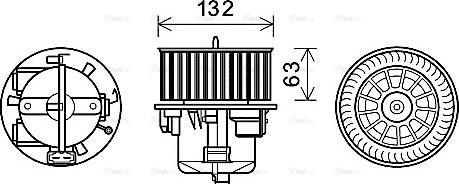 Ava Quality Cooling VO8179 - Salona ventilators adetalas.lv