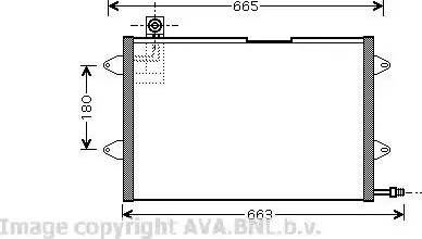 Ava Quality Cooling VW 5146 - Kondensators, Gaisa kond. sistēma adetalas.lv