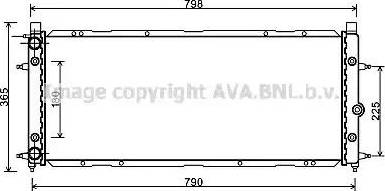 Ava Quality Cooling VW 2094 - Radiators, Motora dzesēšanas sistēma adetalas.lv