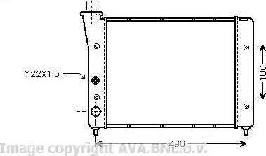 Ava Quality Cooling VW 2083 - Radiators, Motora dzesēšanas sistēma adetalas.lv