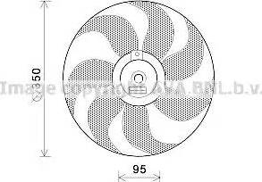 Ava Quality Cooling VW 7511 - Ventilators, Motora dzesēšanas sistēma adetalas.lv