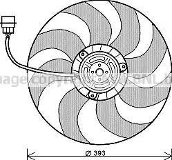 Ava Quality Cooling VW 7526 - Ventilators, Motora dzesēšanas sistēma adetalas.lv