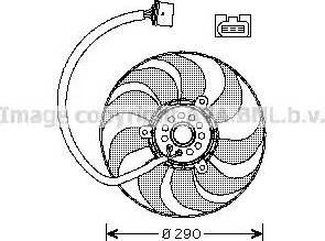 Ava Quality Cooling VW 7522 - Ventilators, Motora dzesēšanas sistēma adetalas.lv