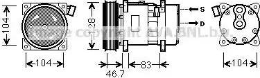 Ava Quality Cooling VWK309 - Kompresors, Gaisa kond. sistēma adetalas.lv