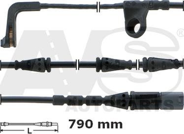 AVS Autoparts 340746 - Indikators, Bremžu uzliku nodilums adetalas.lv