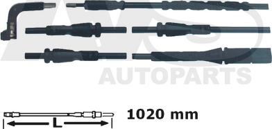 AVS Autoparts 340708 - Indikators, Bremžu uzliku nodilums adetalas.lv