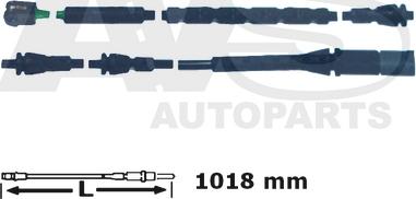 AVS Autoparts 340707 - Indikators, Bremžu uzliku nodilums adetalas.lv