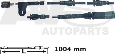 AVS Autoparts 340721 - Indikators, Bremžu uzliku nodilums adetalas.lv