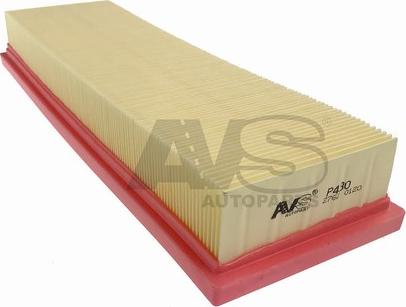 AVS Autoparts P430 - Gaisa filtrs adetalas.lv