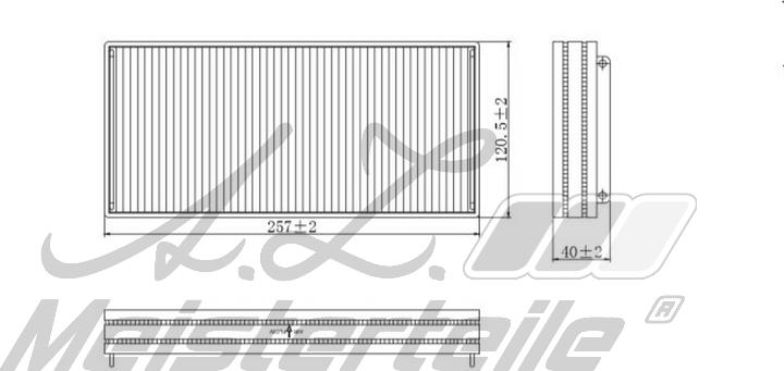 A.Z. Meisterteile AZMT-41-010-1588 - Filtrs, Salona telpas gaiss adetalas.lv