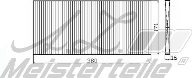 A.Z. Meisterteile AZMT-41-010-1603 - Filtrs, Salona telpas gaiss adetalas.lv